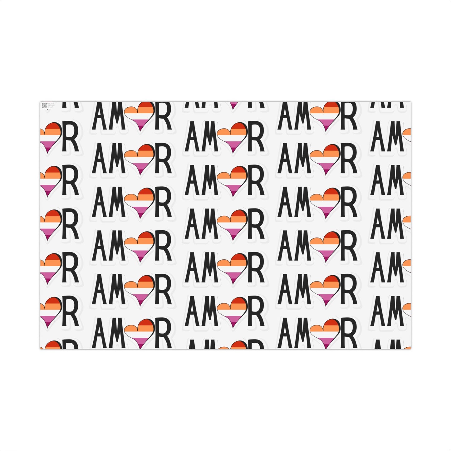 Amor Lesbian Gift Wrap Papers