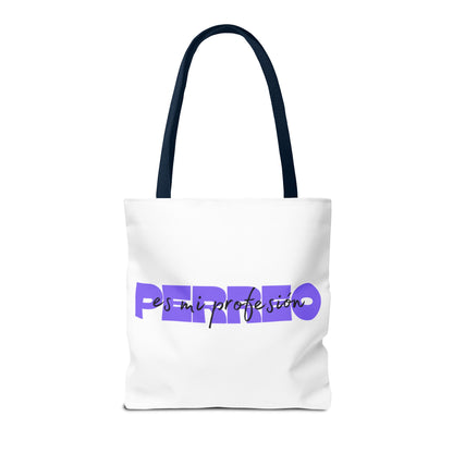 Perreo Es Mi Profesion Purple Tote Bag