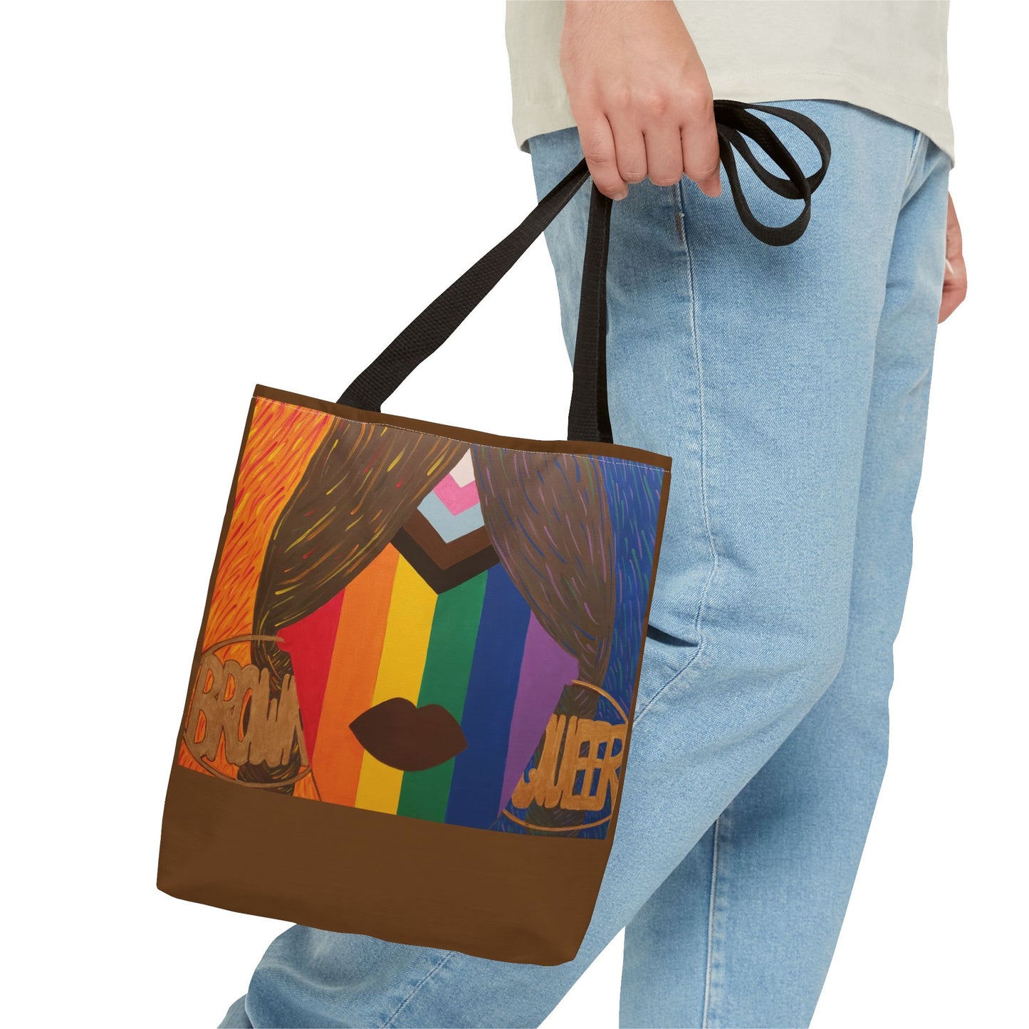 Brown and Queer Tote Bag