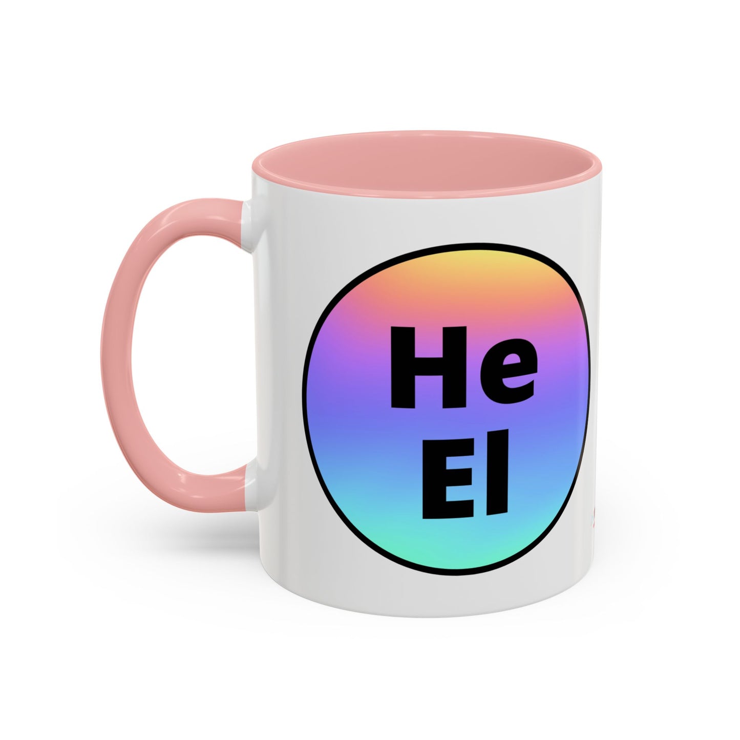 He / El Rainbow Coffee Mug