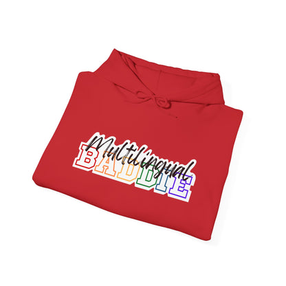 Multilingual Baddie Hooded Sweatshirt