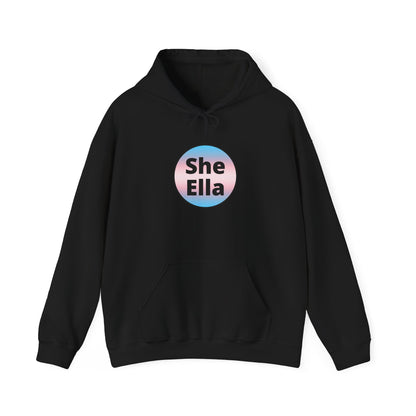 She / Ella Trans Hooded Sweatshirt