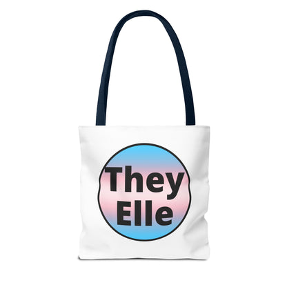 They/Elle Trans Tote Bag