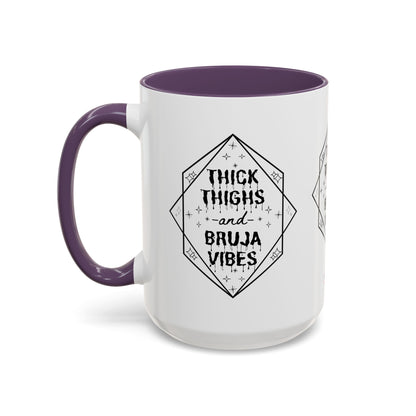 Thick Thighs Bruja Vibes Coffee Mug