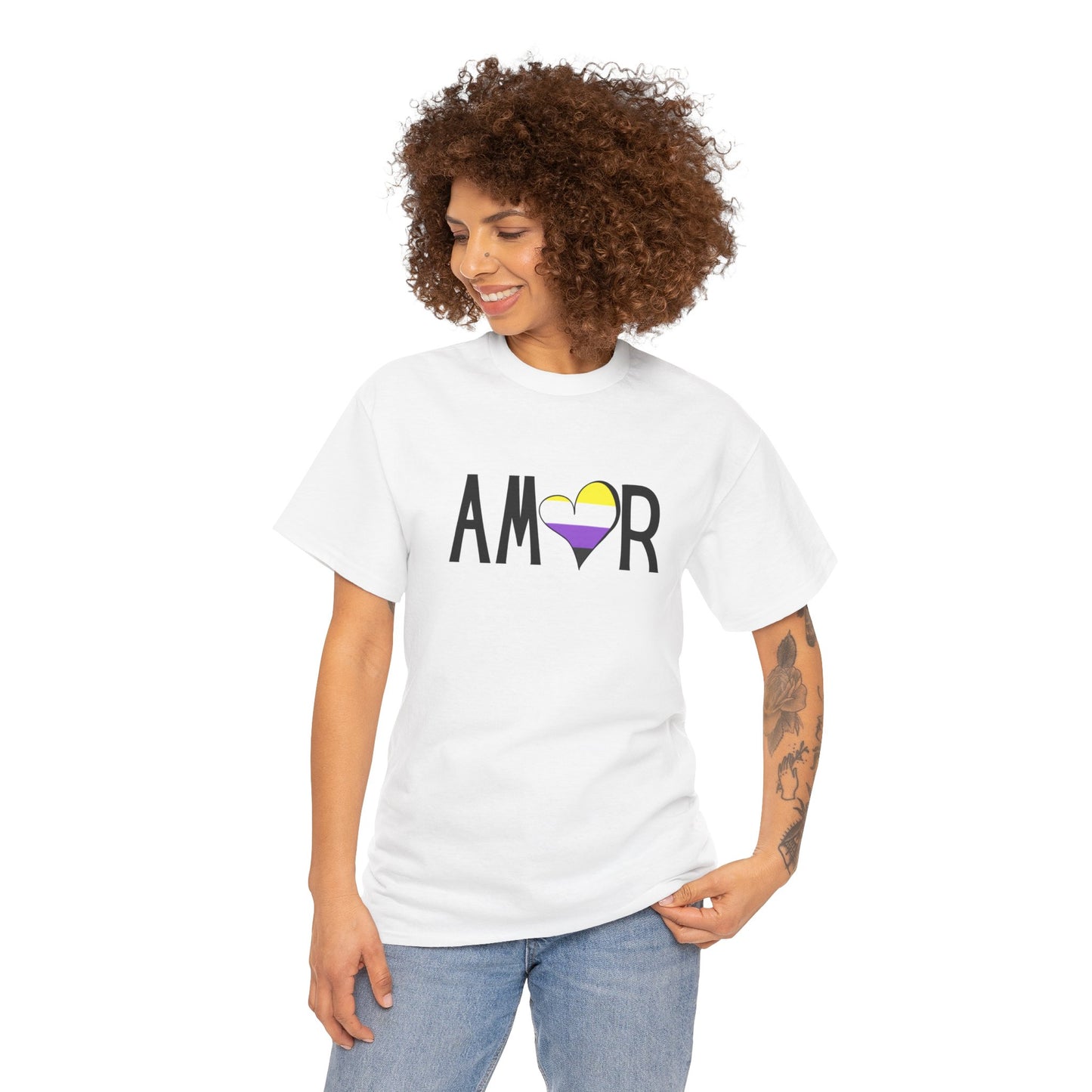 Amor Non Binary Heavy Cotton Tee
