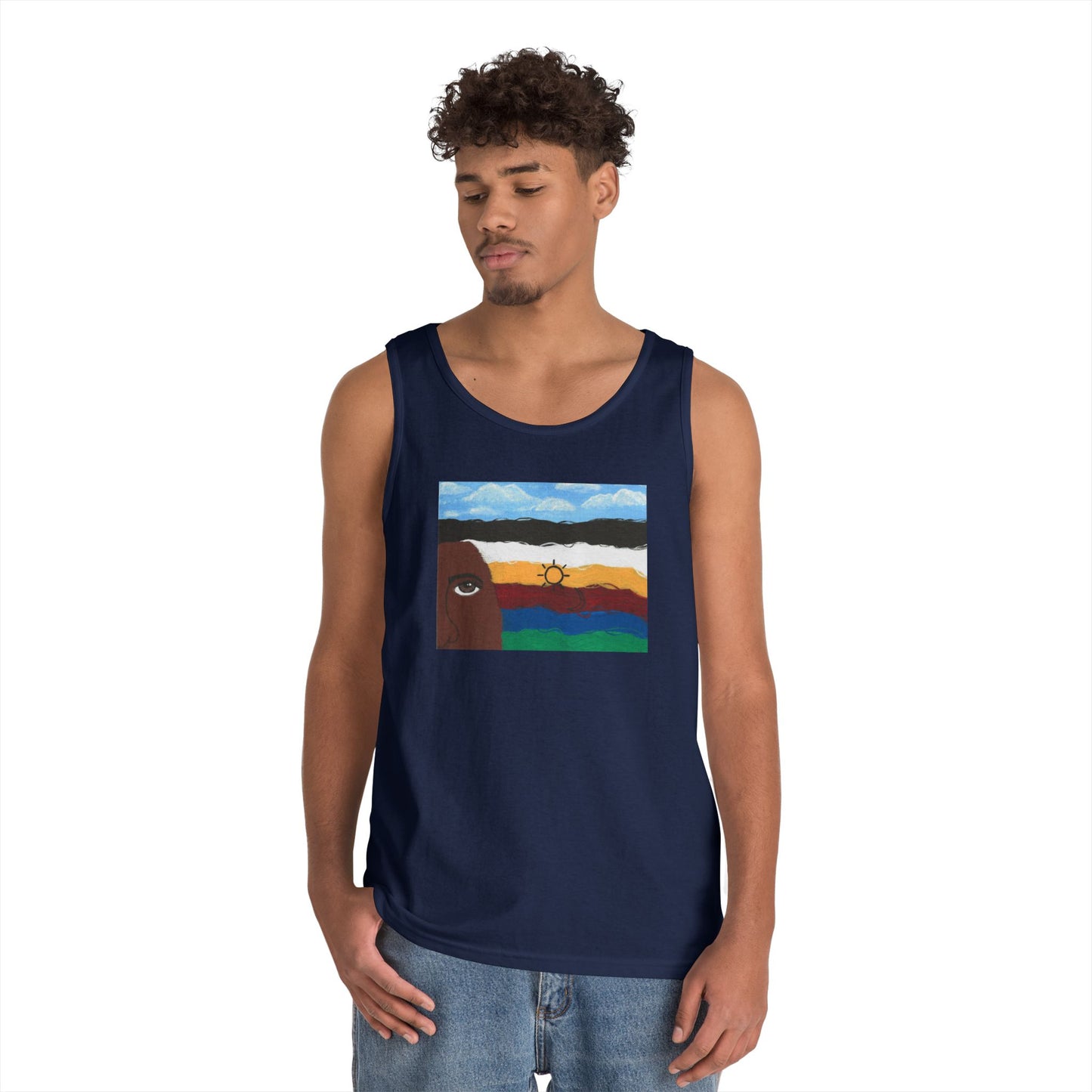 2Spirit Flag Heavy Cotton Tank Top