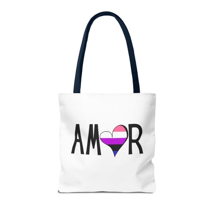 Amor Genderfluid Tote Bag