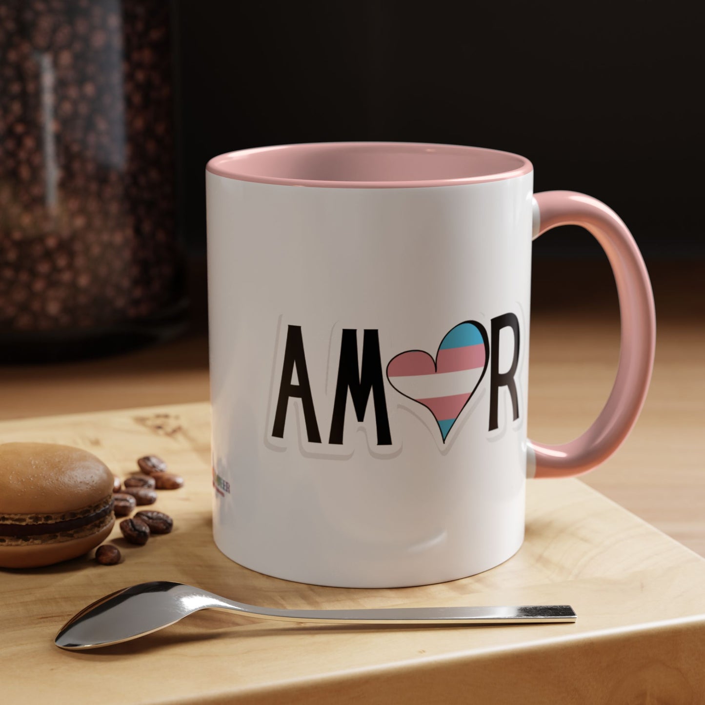 Amor Trans Accent Coffee Mug