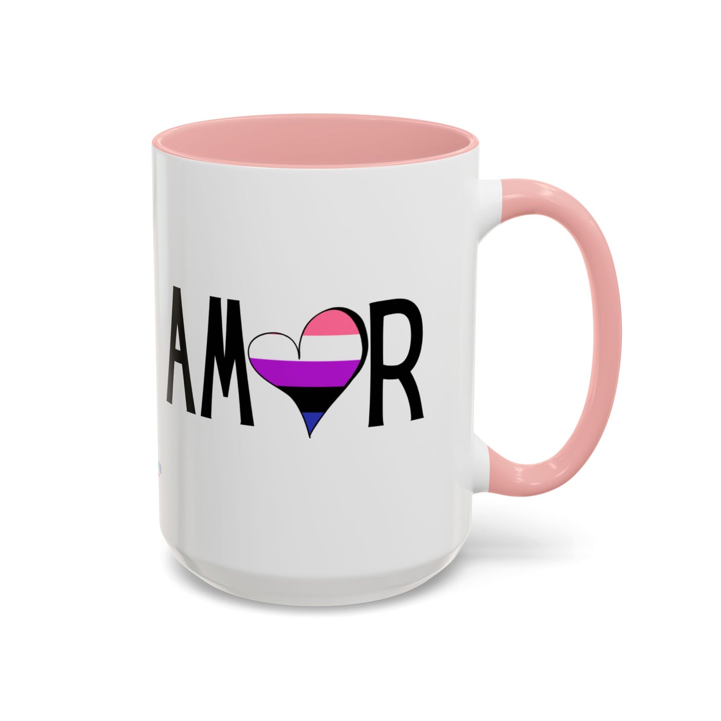 Amor Genderfluid Accent Coffee Mug
