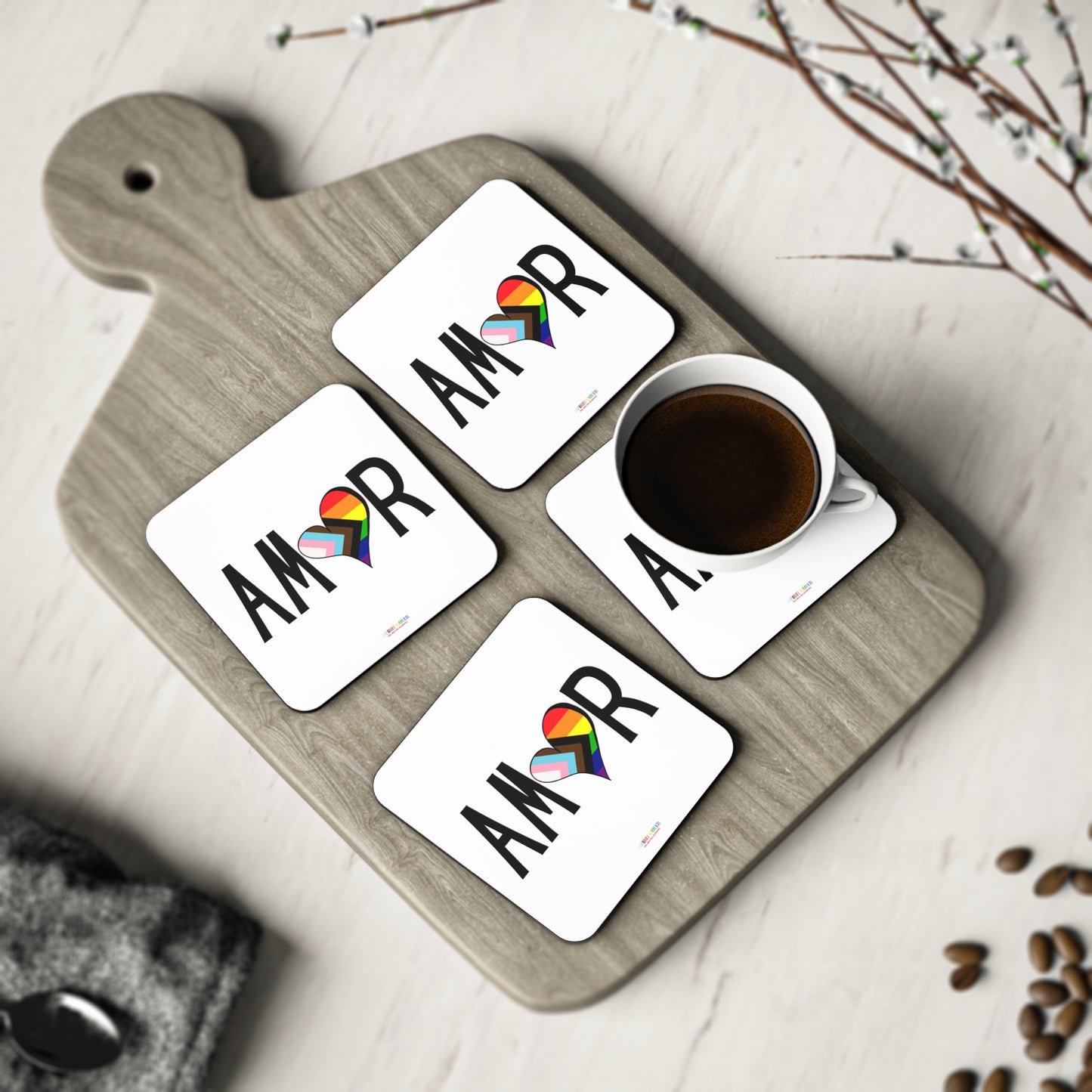 Amor Inclusive Coasters