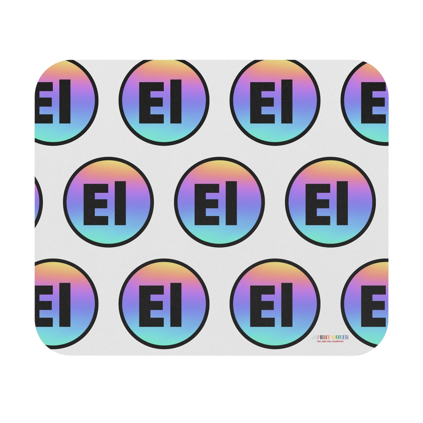 El Rainbow Mouse Pad (Rectangle)