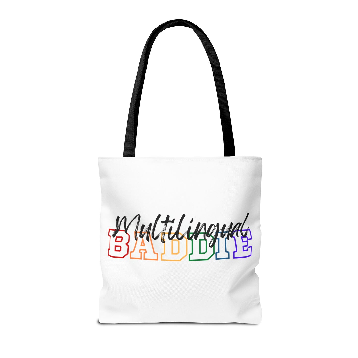 Multilingual Baddie Tote Bag