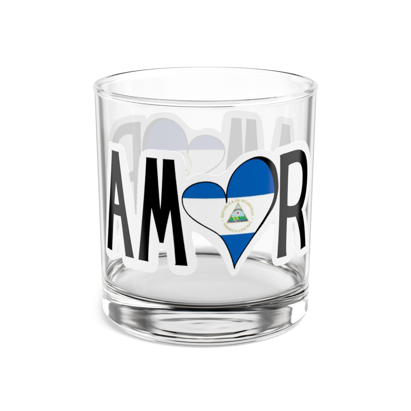 Amor  - Nicaragua Rocks Glass, 10oz