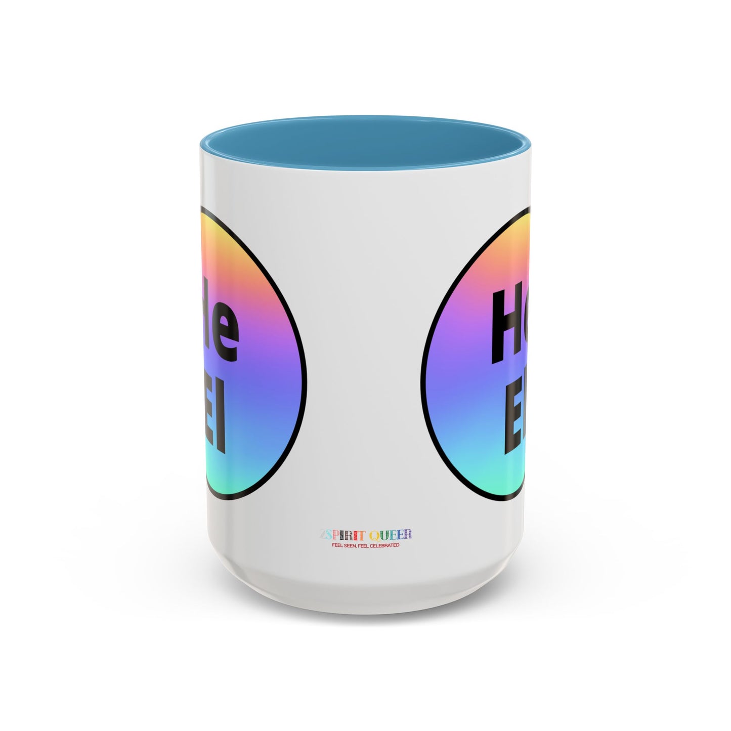 He / El Rainbow Coffee Mug