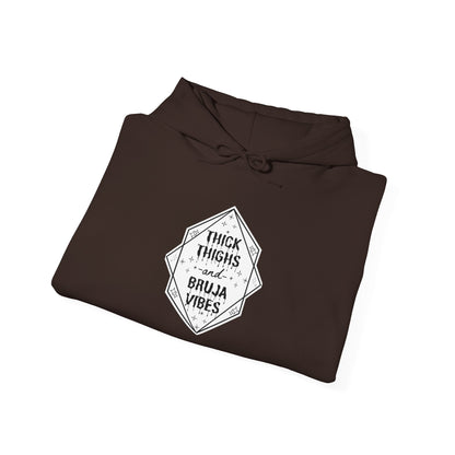 Thick Thighs Bruja Vibes Hooded Sweatshirt