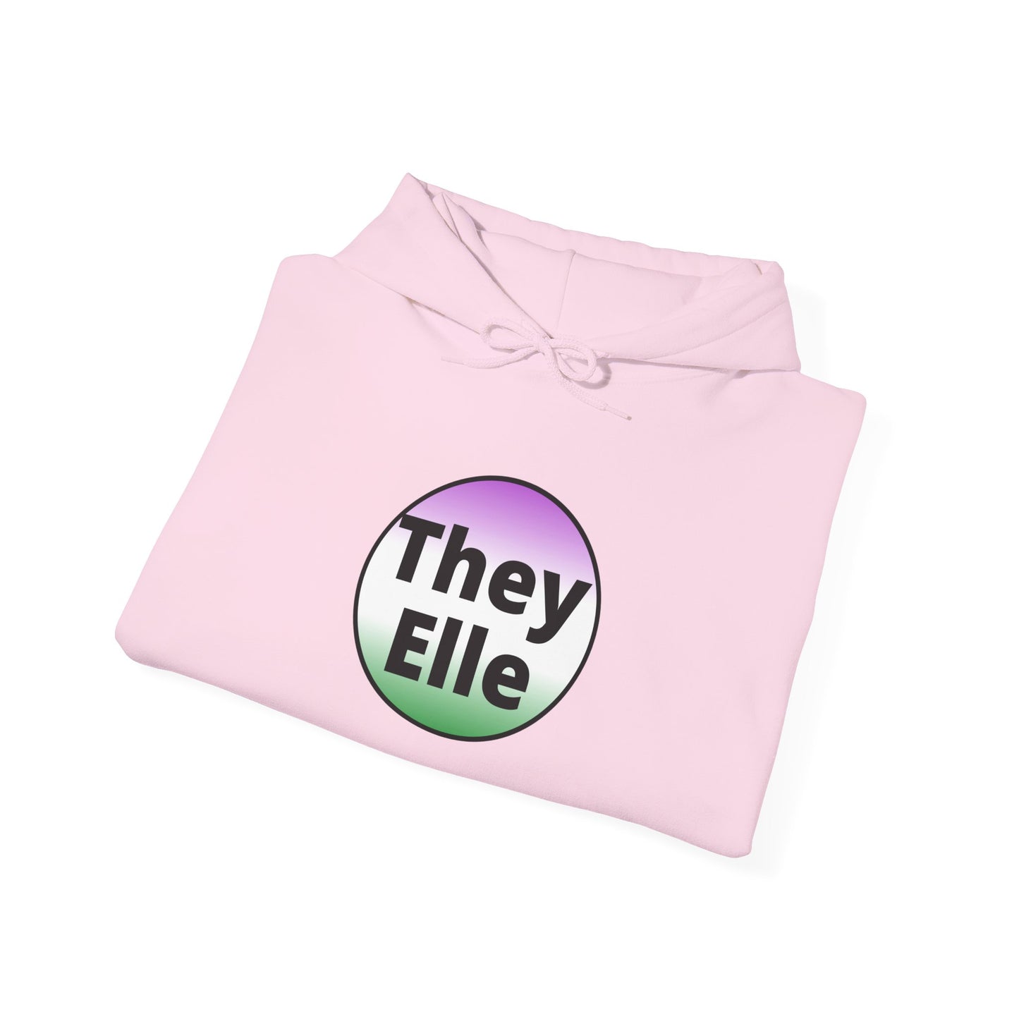 They/Elle Gender NonConforming Hooded Sweatshirt