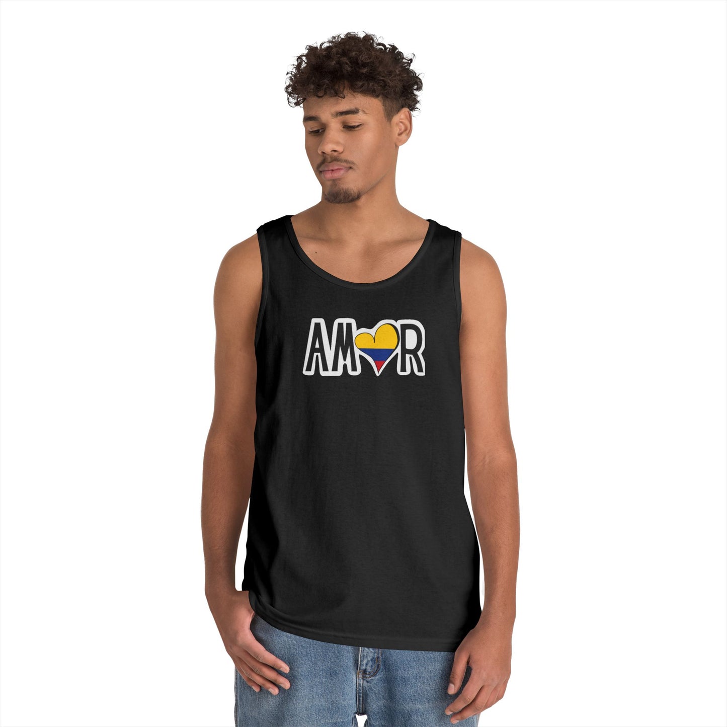 Amor Colombia  Heavy Cotton Tank Top