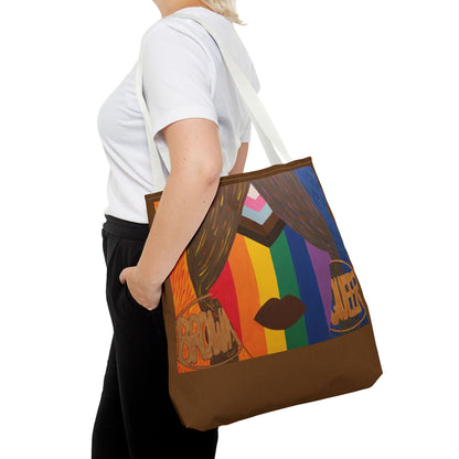 Brown and Queer Tote Bag