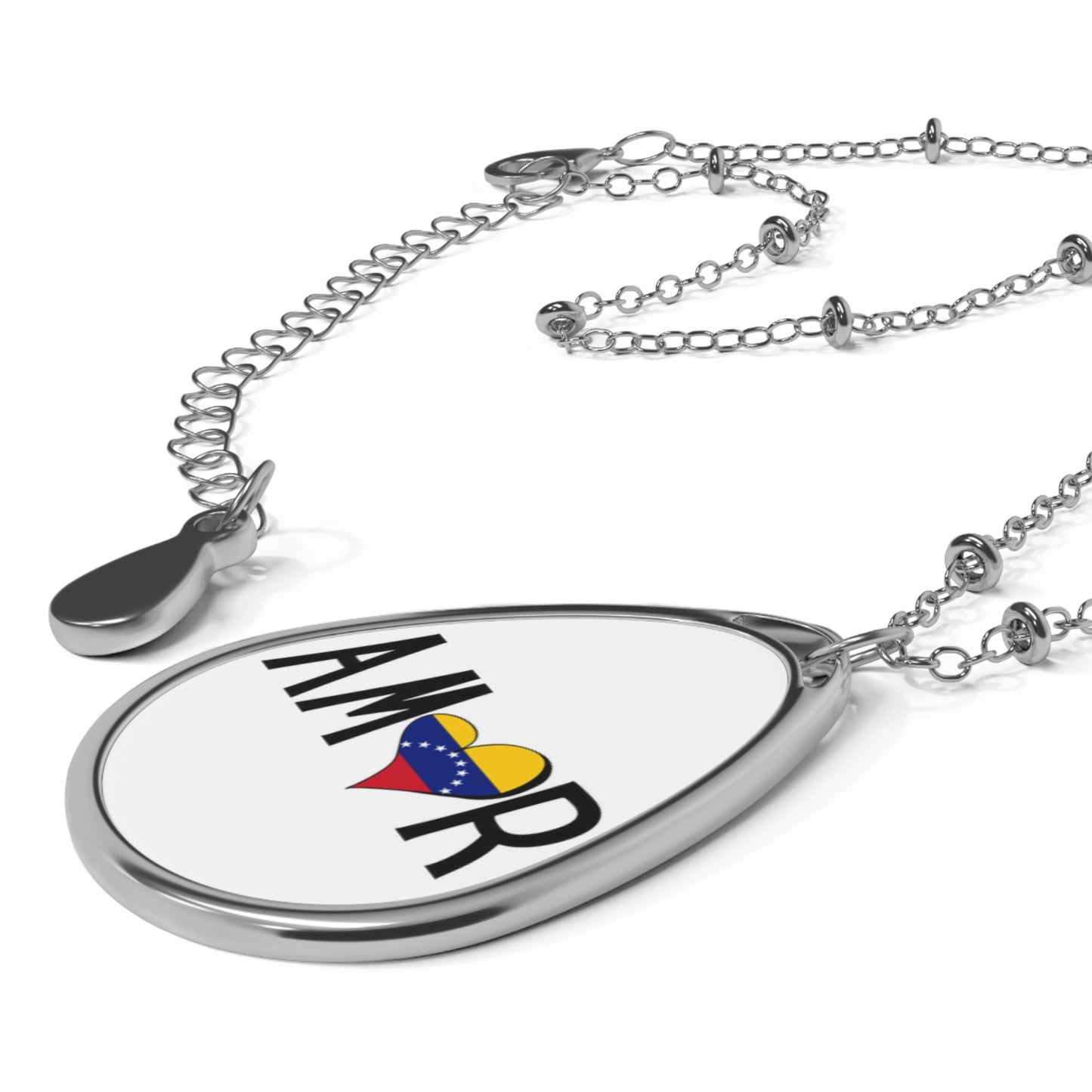 Amor Venezuela Oval Necklace