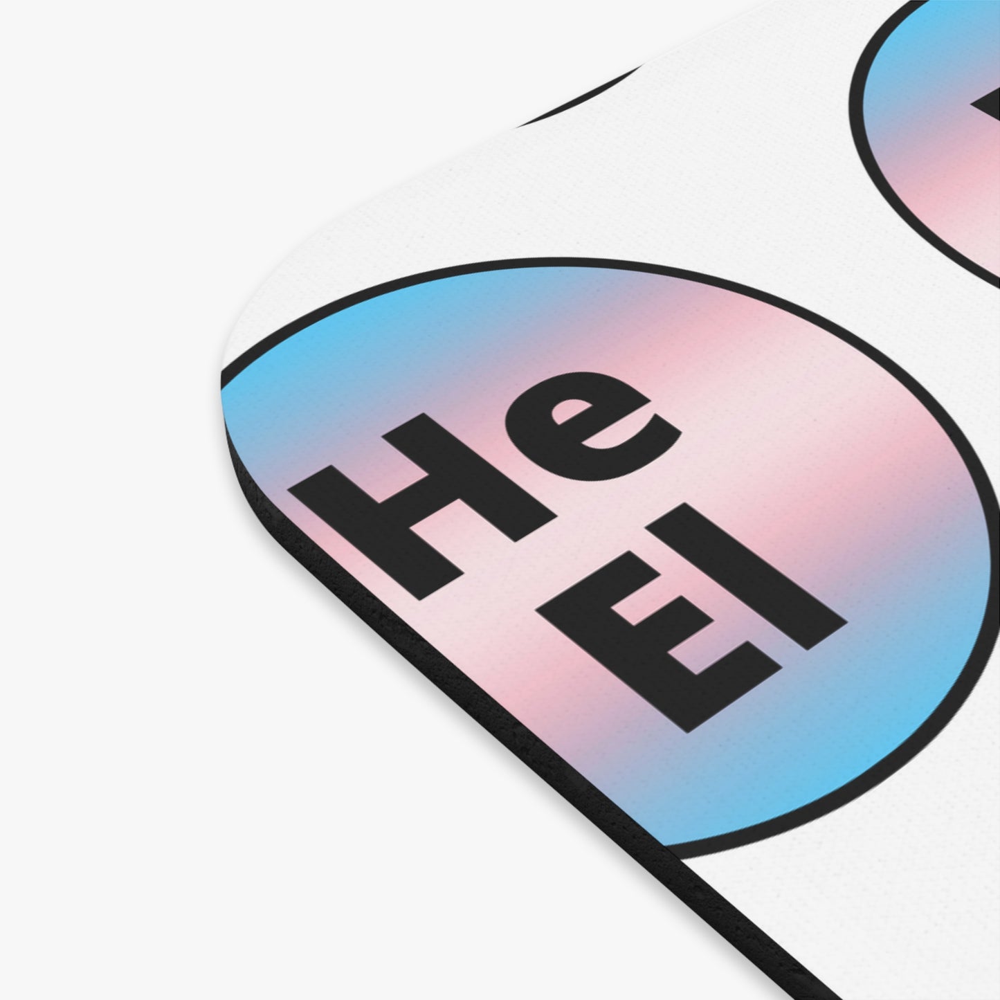 He / El Trans Mouse Pad (Rectangle)