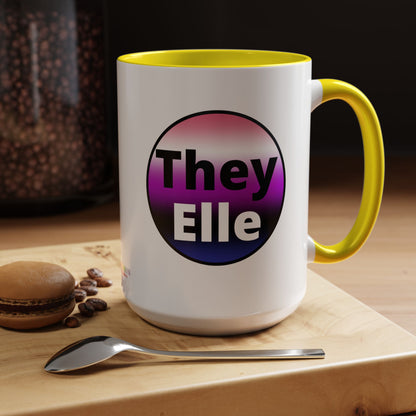 They / Elle Genderfluid Coffee Mug