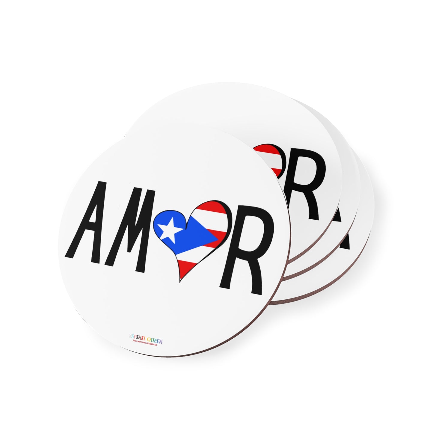 Amor Puerto Rico Coasters