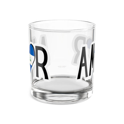 Amor  - Nicaragua Rocks Glass, 10oz