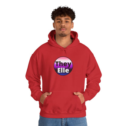 They / Elle Genderfluid Hooded Sweatshirt