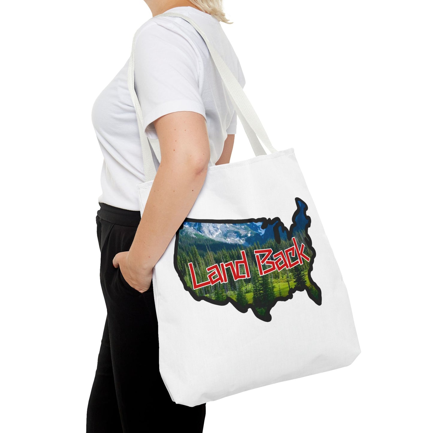 Land Back USA Tote Bag