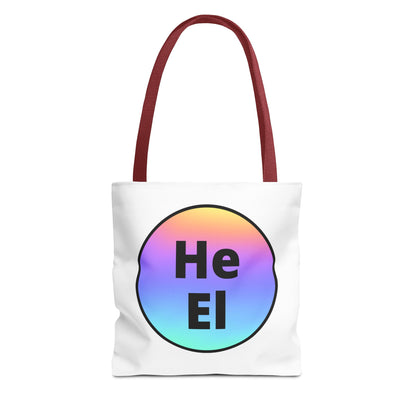 He / El Rainbow Tote Bag