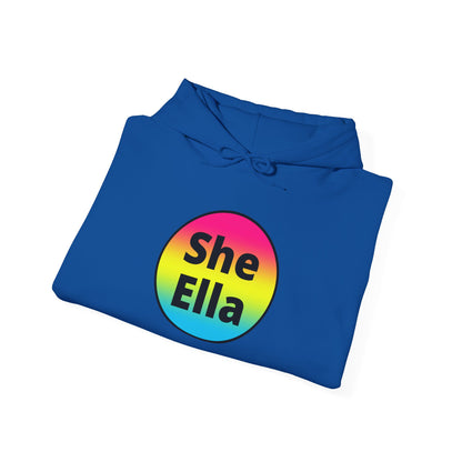 She/Ella Pan Hooded Sweatshirt