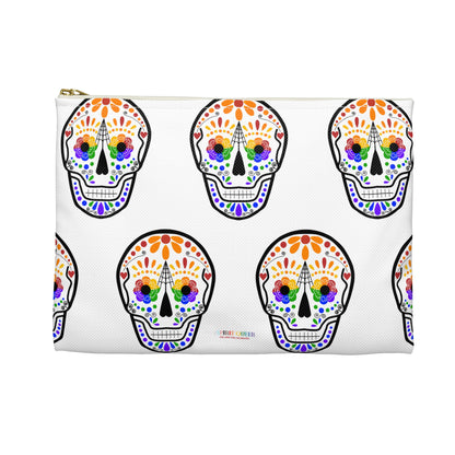 Queer Sugar Skull Accessory Pouch