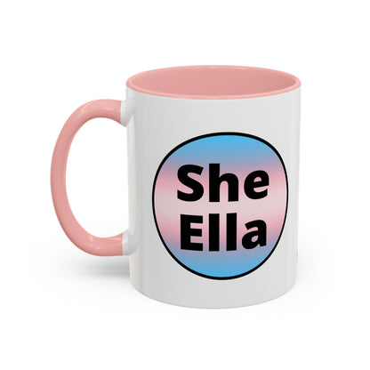 She/Ella Trans Coffee Mug