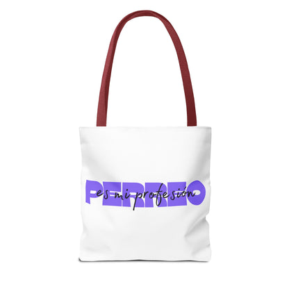 Perreo Es Mi Profesion Purple Tote Bag