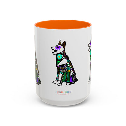 Dia de los Muertos German Shepard Coffee Mug