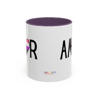 Amor Genderfluid Accent Coffee Mug