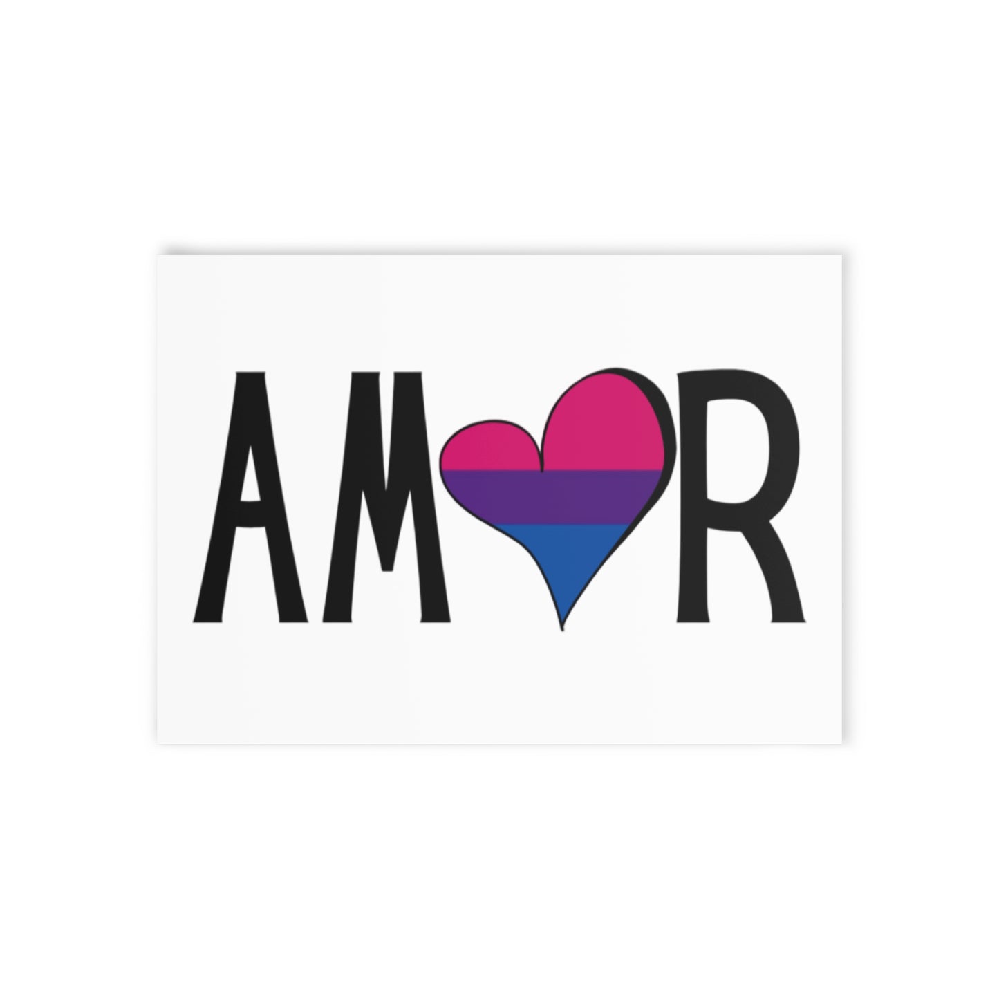 Amor Bi Greeting Cards