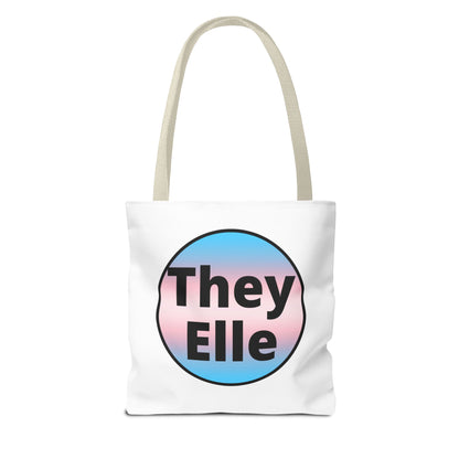 They/Elle Trans Tote Bag
