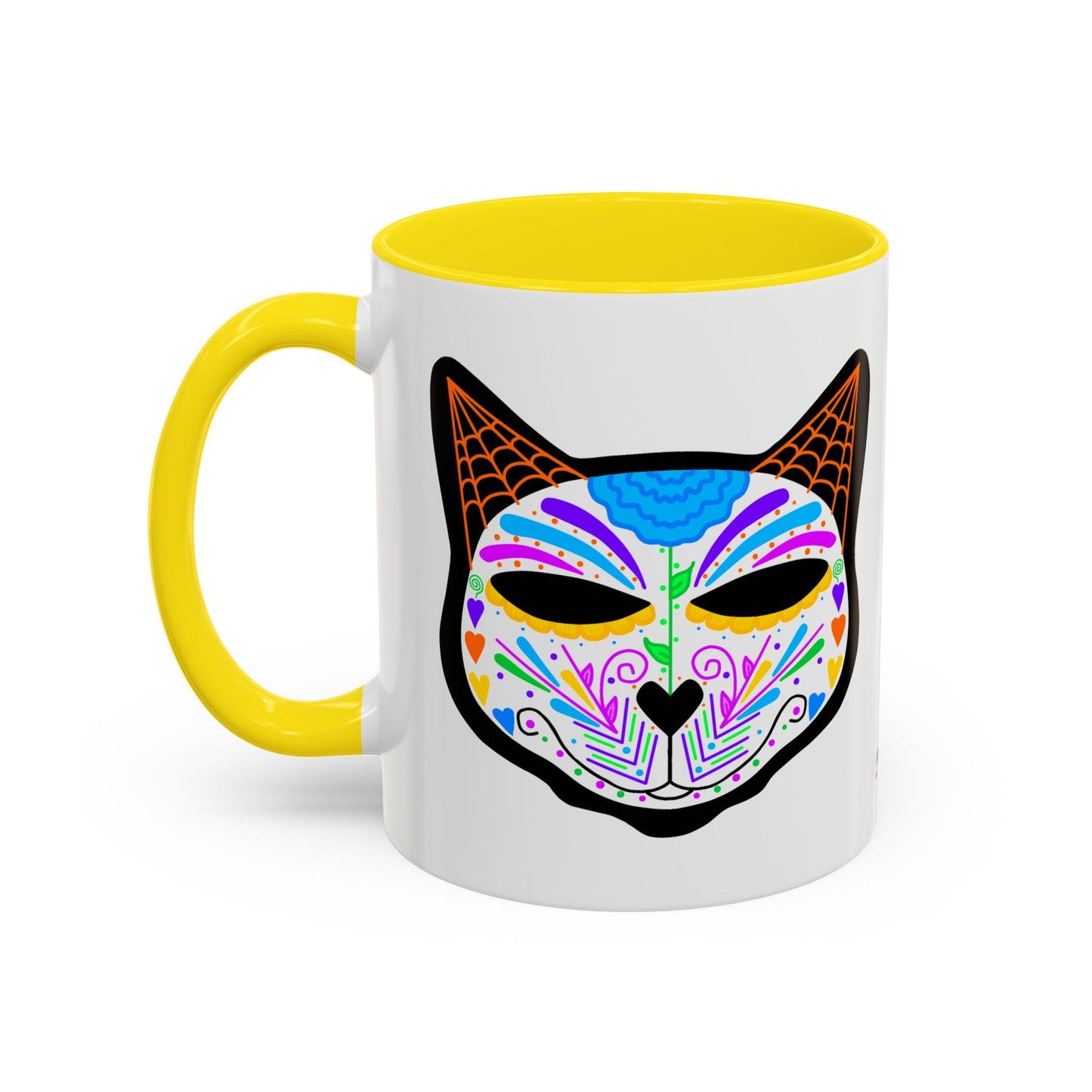 Dia de los Muertos Cat Coffee Mug