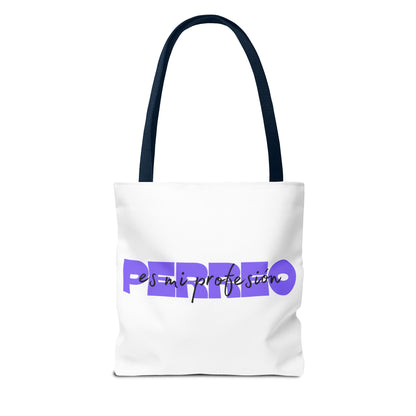 Perreo Es Mi Profesion Purple Tote Bag