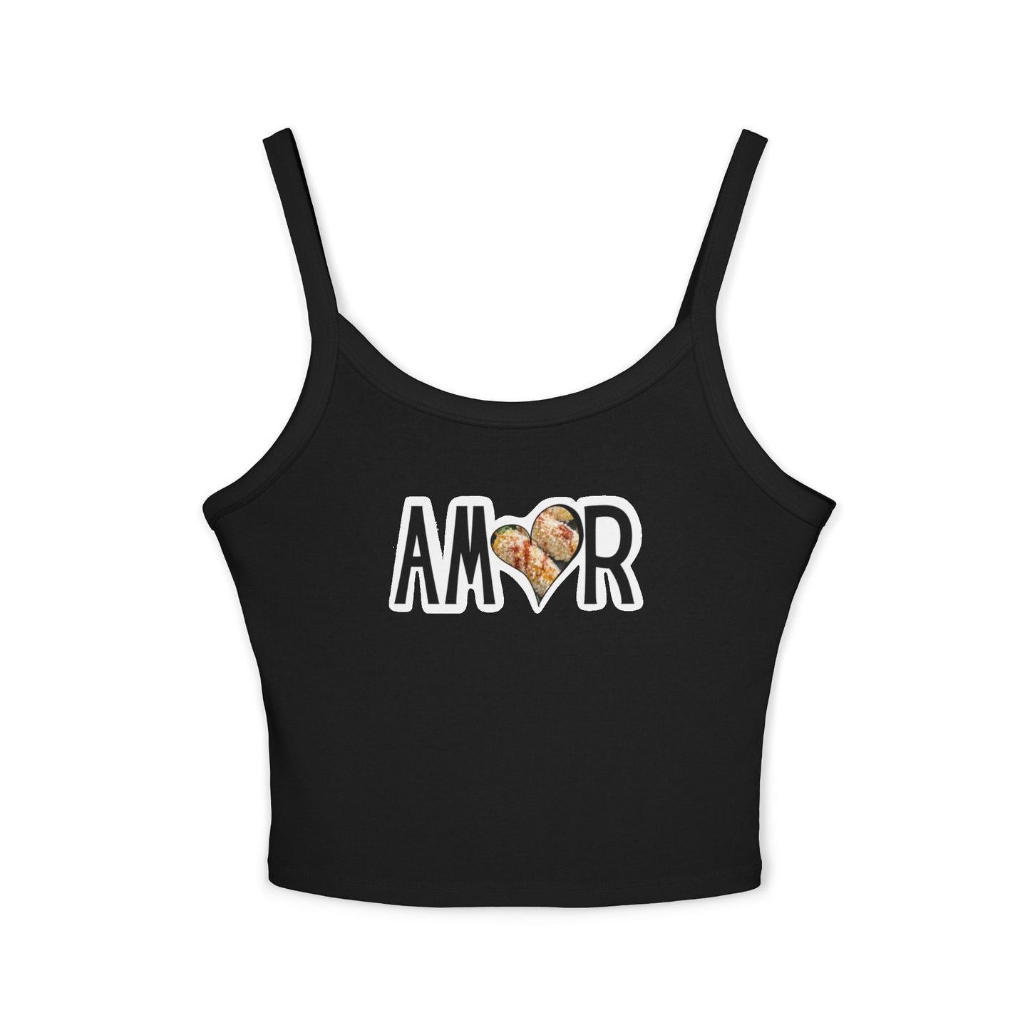 Amor Elote Spaghetti Strap Tank Top