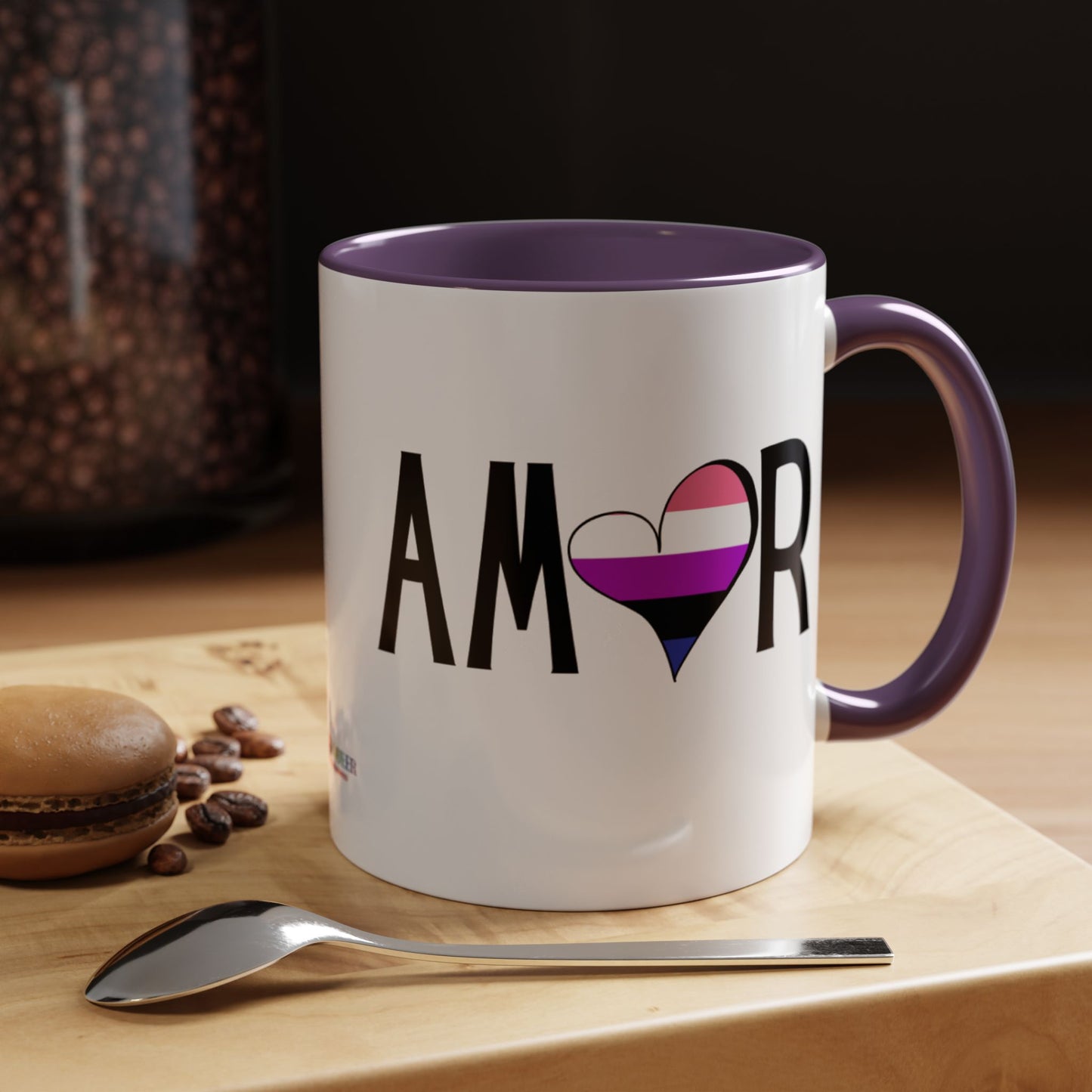 Amor Genderfluid Accent Coffee Mug
