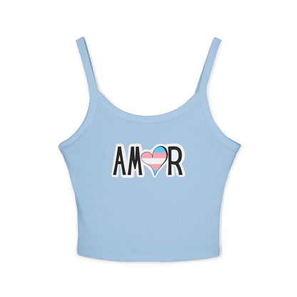 Amor Trans Spaghetti Strap Tank Top