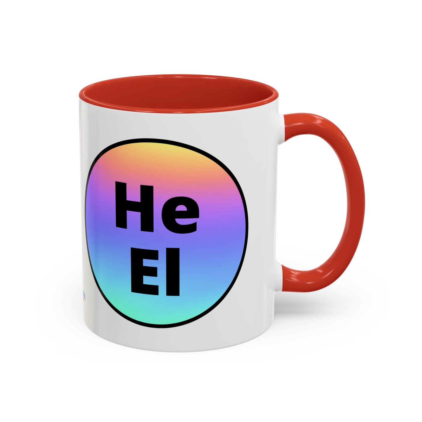 He / El Rainbow Coffee Mug