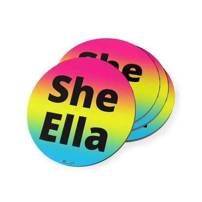 She/Ella Pan Coasters