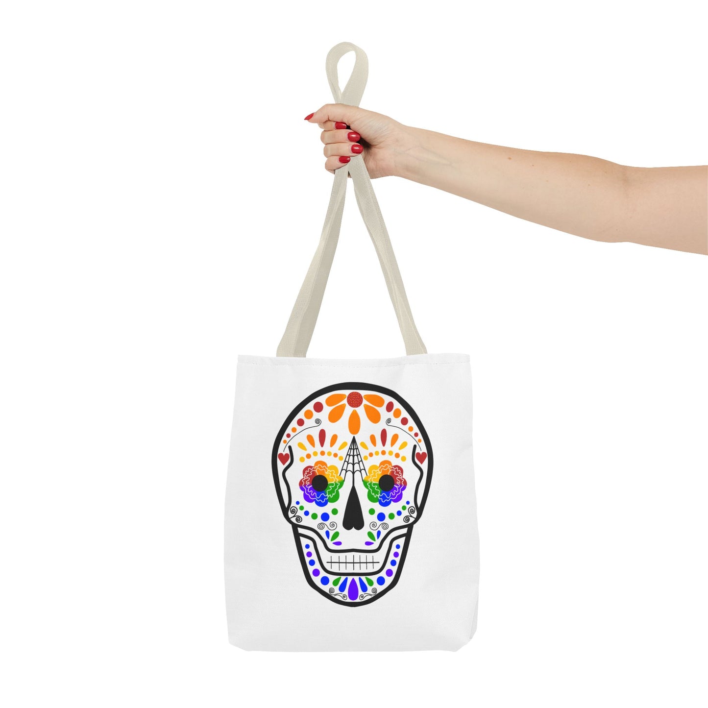 Queer Sugar Skull Tote Bag