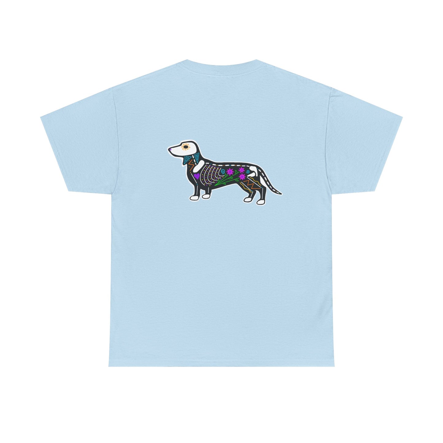 Dia de los Muertos Dachshaund Heavy Cotton Tee