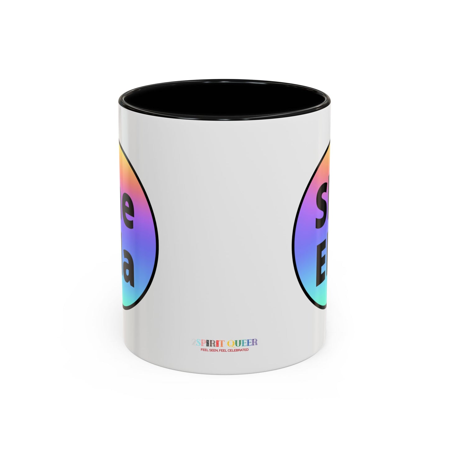 She/Ella  Rainbow Coffee Mug