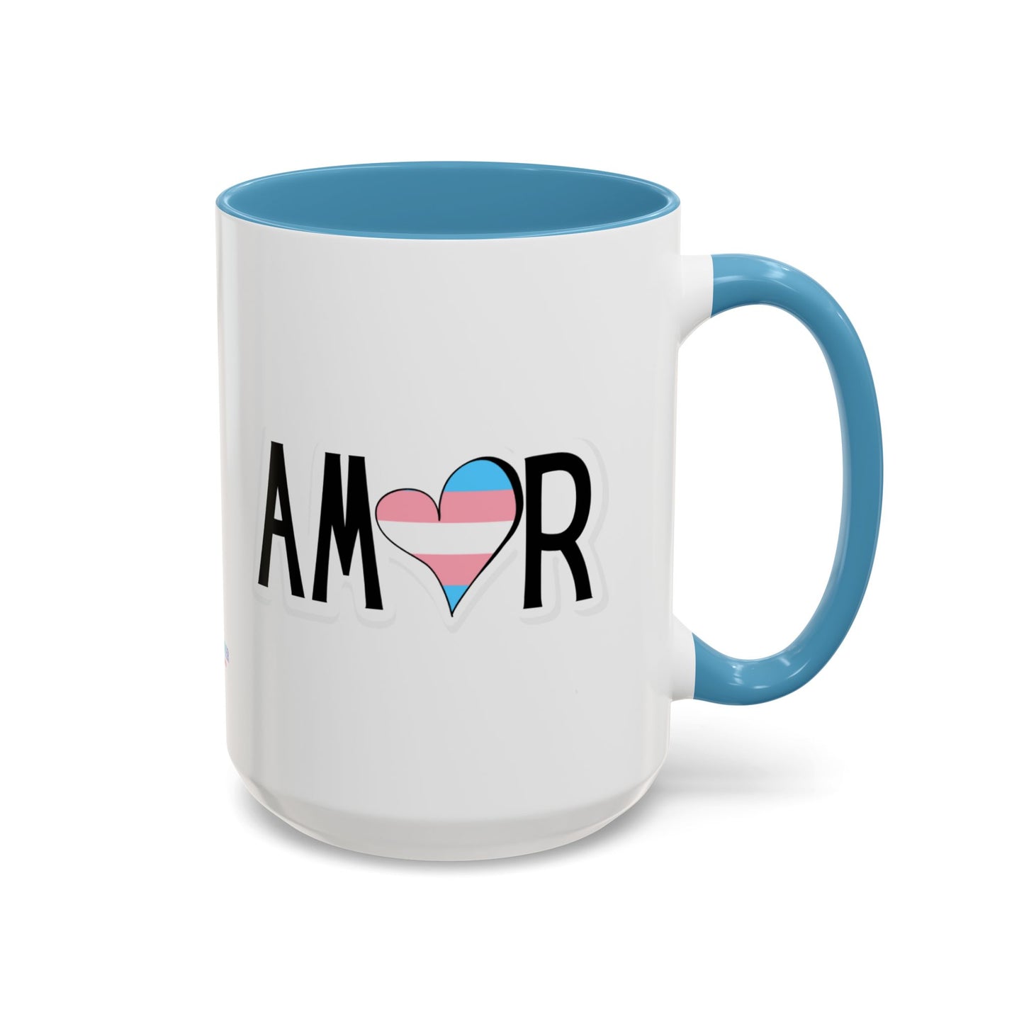 Amor Trans Accent Coffee Mug