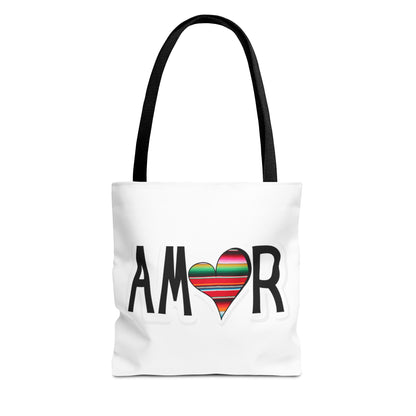 Amor Serape Tote Bag